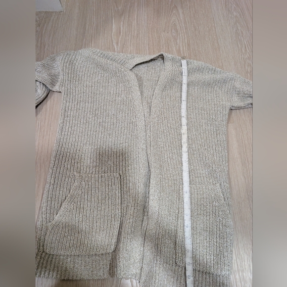 Marine Layer Grey Kelsey Open Knit Cardigan - Picture 11 of 13